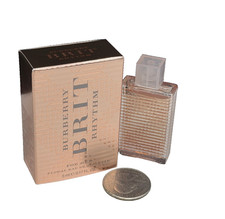 BURBERRY BRIT RHYTHM FOR HER FLORAL EAU DE TOILETTE 0.17 OZ / 5 ML - NIB