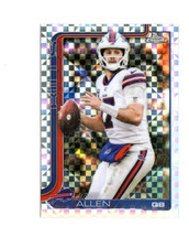 2025 Topps Chrome Football Josh Allen X-FACTOR REFRACTOR #34