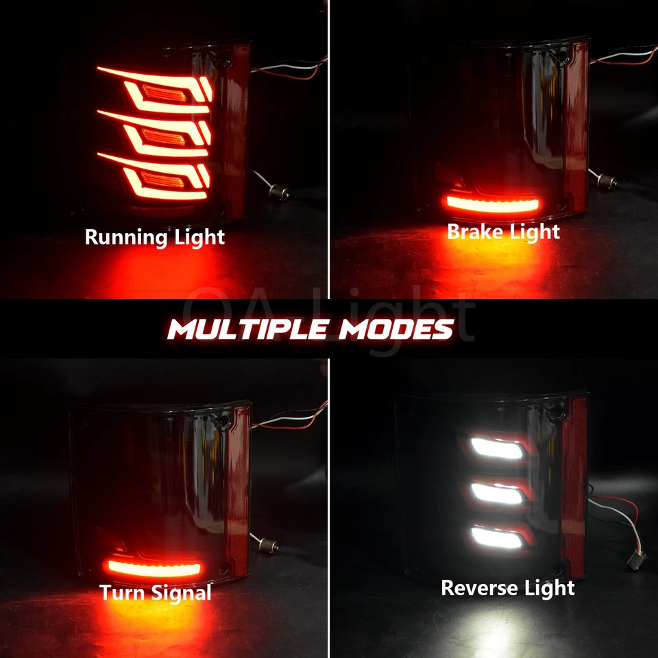 Sequential Full for 1973-1987 Chevy& GMC Led tail light Starting Animated,Smoked - Image 3 of 4