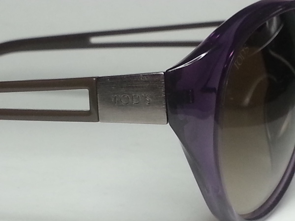 Tod\'s Purple Frame Sunglasses Tod main image 2