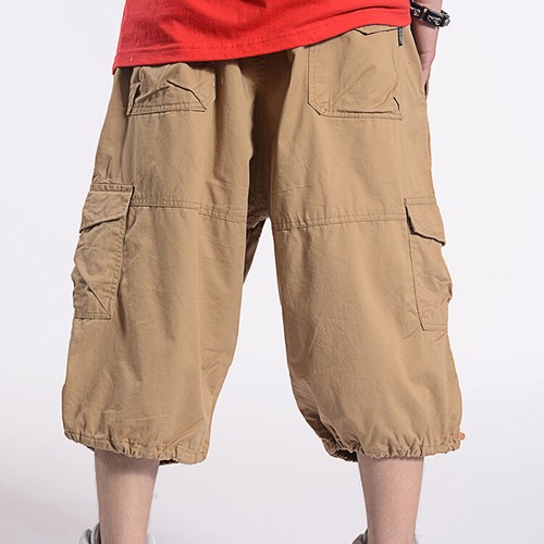 baggy brown shorts