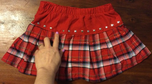 Pre-owned/Used ~ Red Plaid Kids Justice School Girl Skort/Shorts ~ Size 7 Youth! - Picture 4 of 6