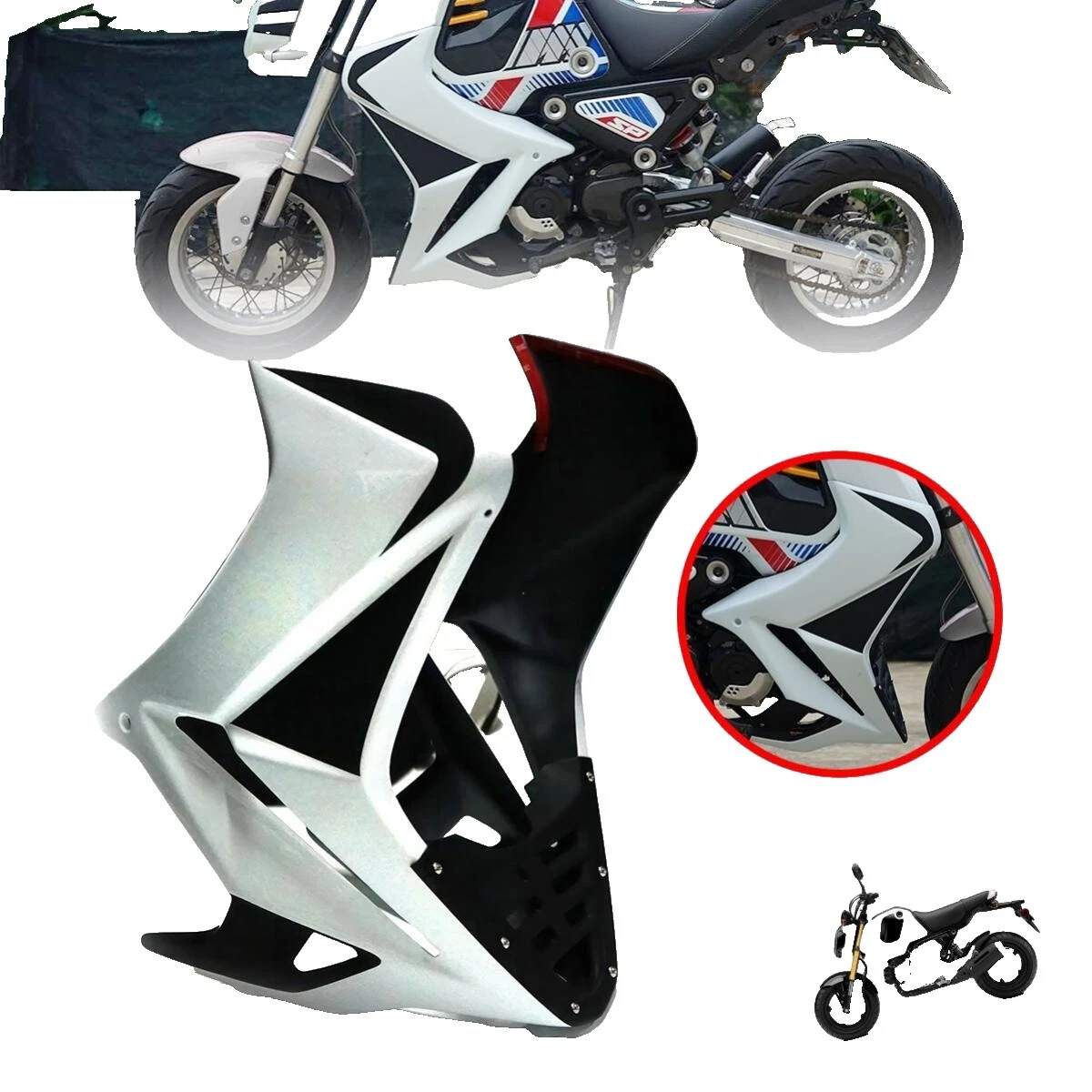 Honda blanco carenados y carrocería