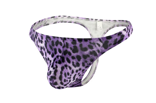 Sexy Men Briefs Leopard Printed Bikini Thong G-string T-Back Underwear Knickers - Picture 22 of 42