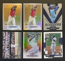 Adonis Garcia Lot Topps Chrome Prism Refractor Stadium Club Prizm Slugger Optic