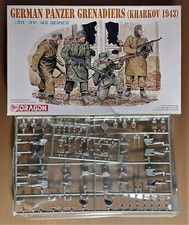 DRAGON 6059 - GERMAN PANZER GRENADIERS (KHARKOV 1943) - 1/35 PLASTIC KIT