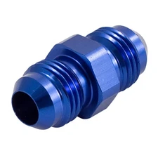 Anodised Blue -6 JIC 9/16 UNF Male To Male Equal Thread Connector/Fitting