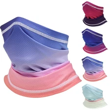 UV Protection Face Mask Neck Gaiter Colorful Scarf Breathable Bandana Balaclava