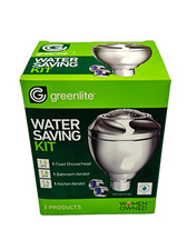 Greenlite Shower Head Water Saving Kit Bathroom Kitchen Aerator - FREE SHIPPING