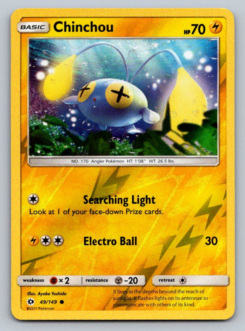 SM Base Set #49/149 Chinchou | eBay
