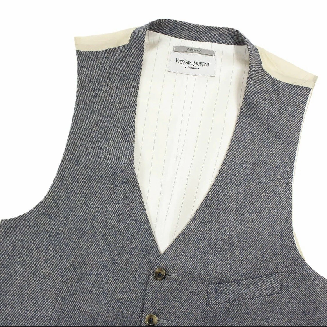 SAINT LAURENT (YSL) Yves Saint Laurent Rive Gauche Men’s Vest Waist Coat