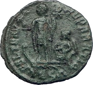 CONSTANTIUS-II-Constantine-the-Great-son-348AD-Ancient-Roman-Coin-Galley-i73415