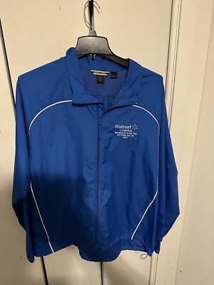 Walmart Logistics Mens Windbreaker Size XXL North End Eco Blue Specialty DC