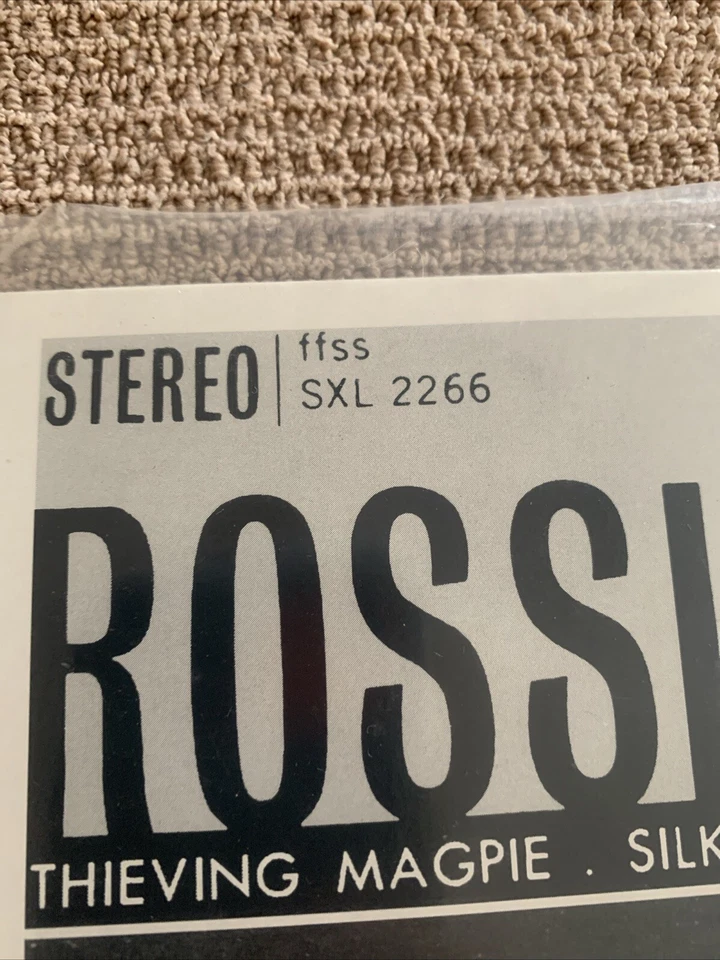 SXL 2266  PIERINO GAMBA - ROSSINI Overtures - DECCA orig LP Vinyl Record Album — 第 2/4 张图片