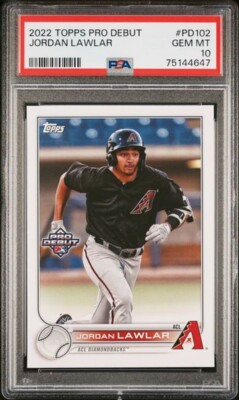 2022 TOPPS PRO DEBUT JORDAN LAWLAR #PD-102 PSA 10 | eBay