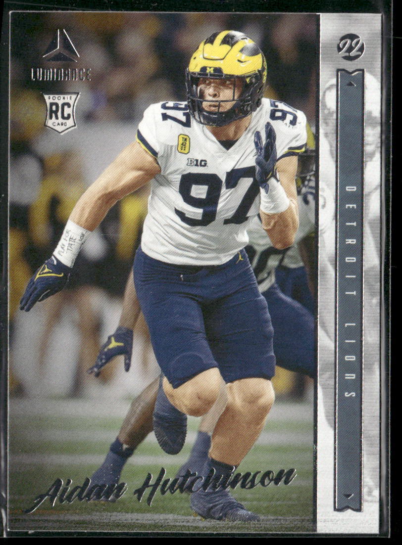 2022 Panini Luminance #134 Aidan Hutchinson Rookie