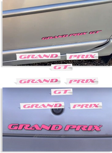 GT Door and Trunk Badge Overlay Decals for 1997-2003 Grand Prix GT - Picture 47 of 77
