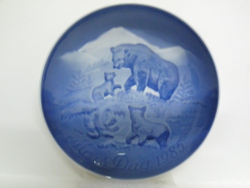 Bing & Grondahl Collector Display Plate - Mother's Day 1985 - vgc (6") Mors Dag