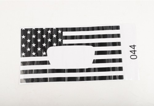 Black Tailgate Handle American Flag Sticker Trim Decal for Dodge Durango 2011+ - Foto 10 di 10