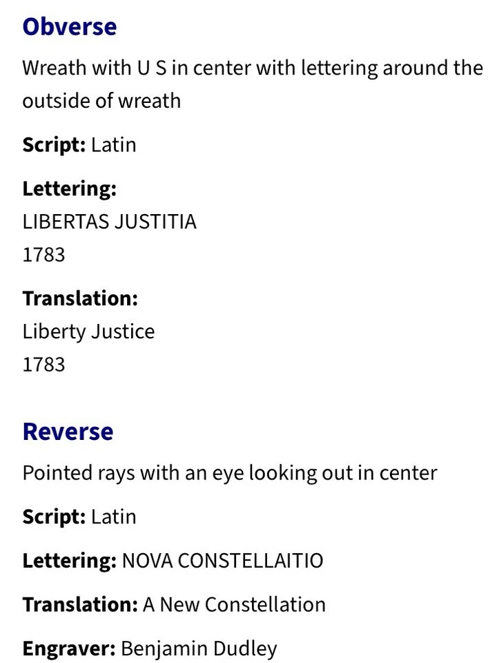 1783 Nova Constellatio US Colonial Half Penny Rare Full Date Worn - Image 4 of 4