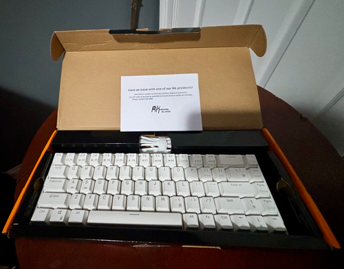 ROYAL KLUDGE RK68 Wired Hot Swappable 65% Mechanical Keyboard,68 Keys,Red Switch - Picture 11 of 12