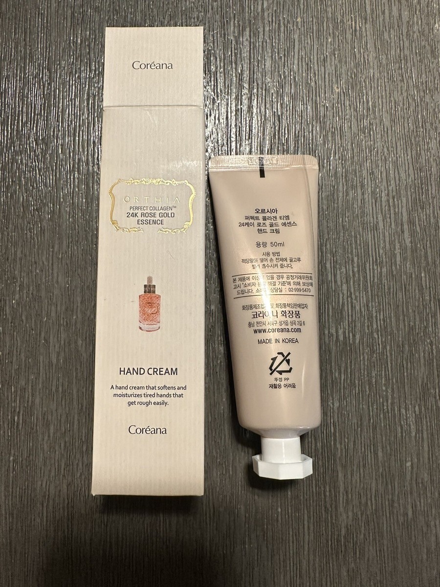 COREANA] Orthia Perfect Collagen 24K Rose Gold Essence Hand Cream