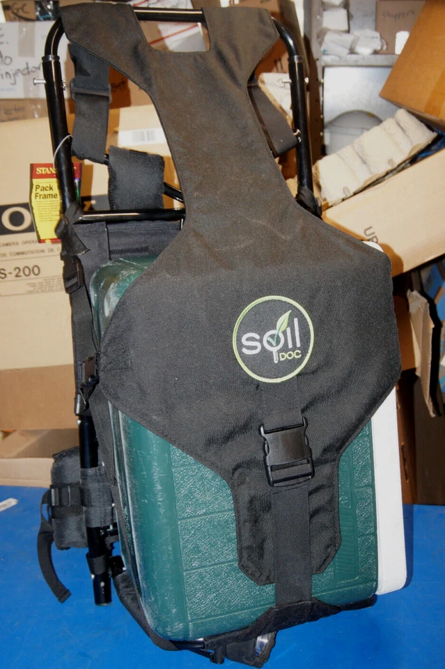 Marco de aluminio para mochila STANSPORT Freighter 574F con correa de retención de carga SoilDoc Foto 2 de 4