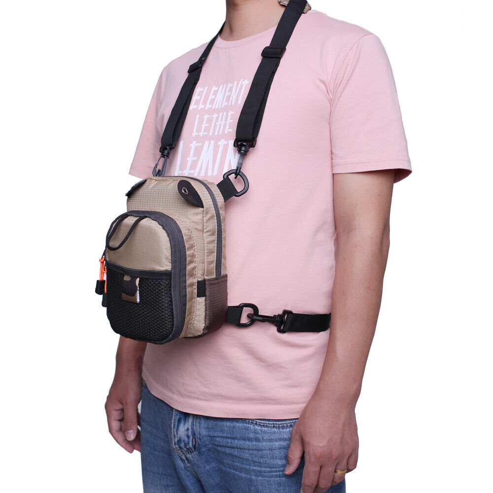 Fly Fishing Chest Bag Lightweight Chest Pack Outdoor Sports Pack
