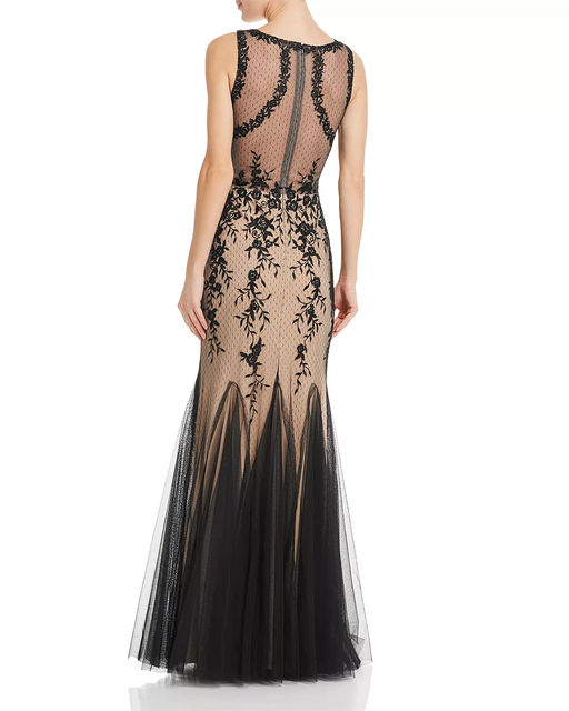 aqua black lace dress