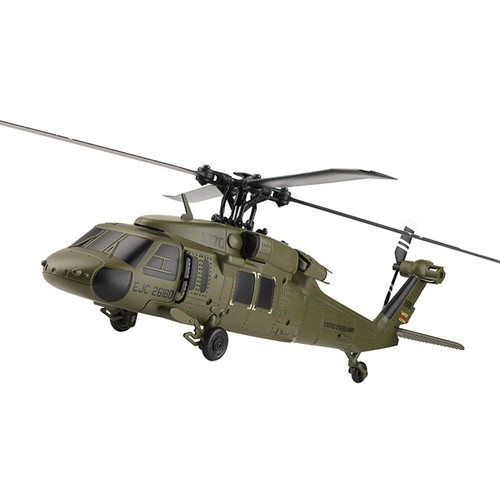 RC Helicopter RTF XK K170 UH-60L 4CH 6-Axis Gyro Brushless Motor Military Green - Picture 3 of 10