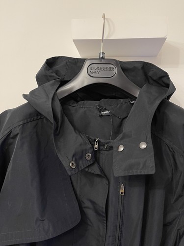 Jil Sander Navy Trench Jacket Coat Size 40 UK 8 BRAND NEW WITHOUT TAG - Picture 4 of 8