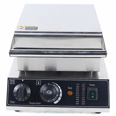 Commercial Nonstick 110v Electric Egg Roll Wrapper Maker Machine 1750W