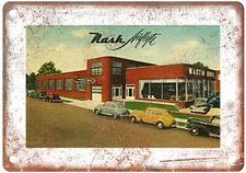 Vintage Nash Automobile Ad Retro Look Reproduction Metal Sign A3916