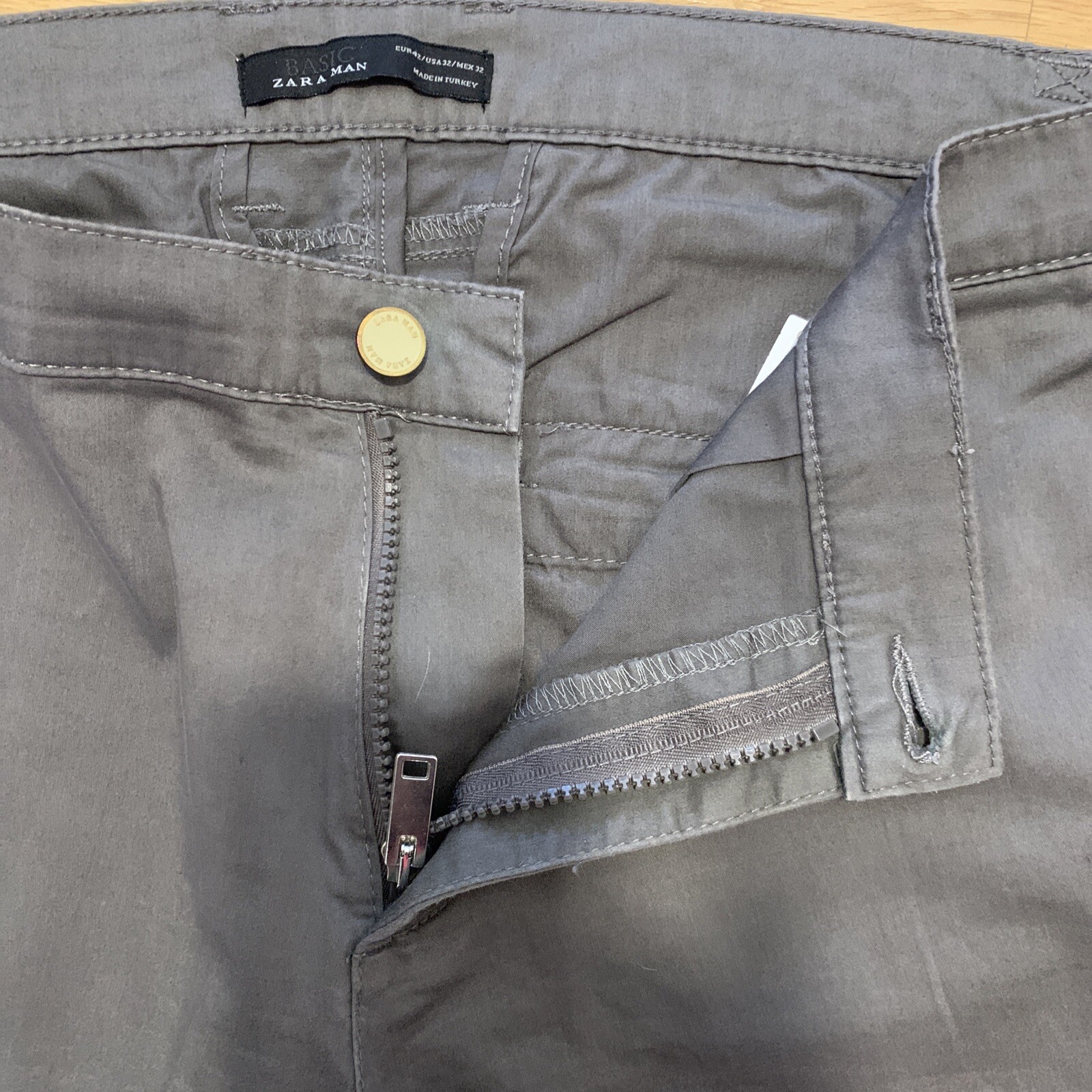 Zara Basic Collection Men Slim Straight Chino Pan… - image 7