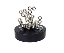 Original Fun Factory Magnetic Sculpture, Color: Silver
