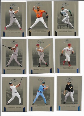 2005 Donruss Classics PICK-A-CARD Halladay Glavine Ichiro Clemens Greinke Walker