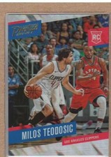 Milos Teodosic 195 2017-18 Panini Prestige Mist Parallel Rookie RC