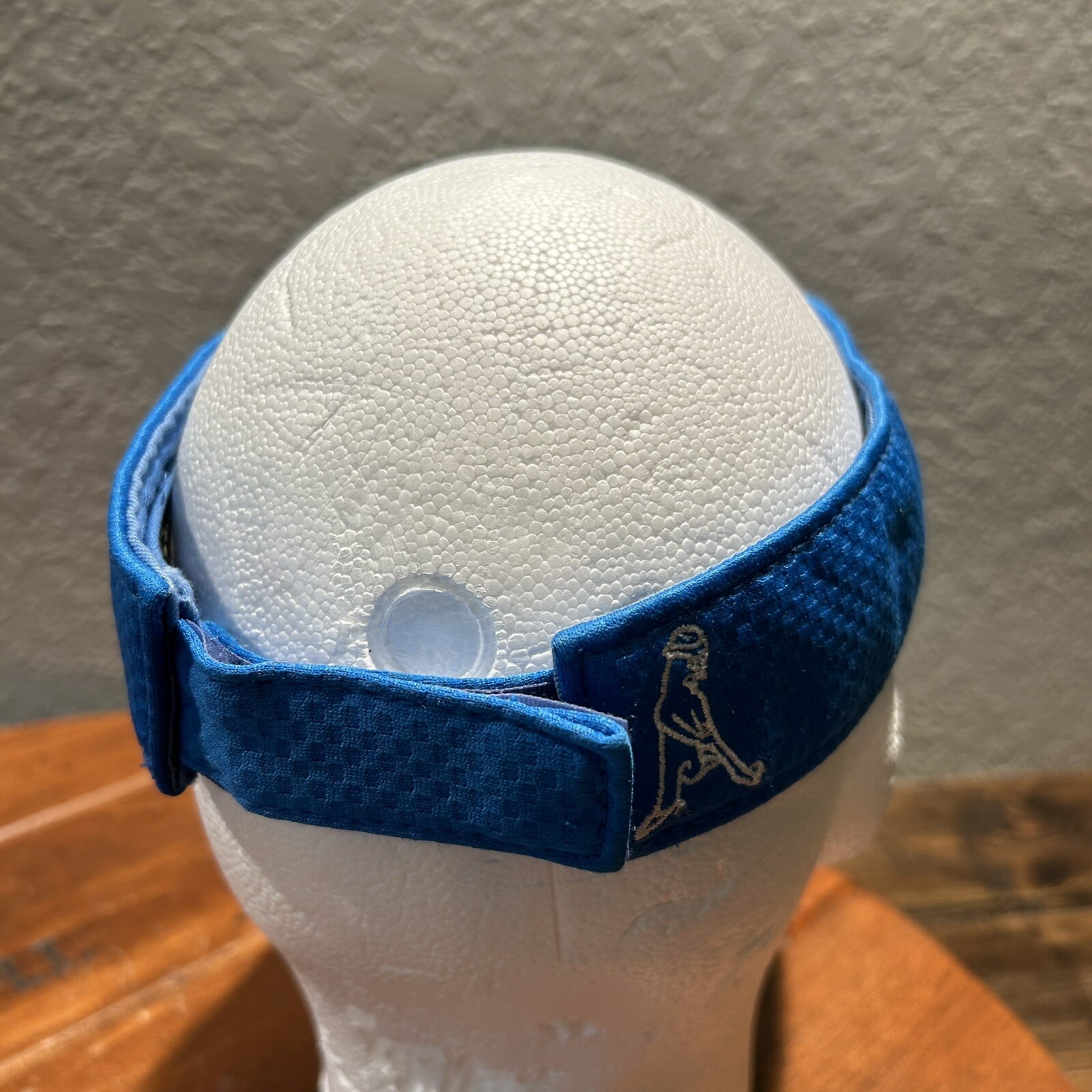 PING Adjustable Visor Blue/Silver Logo Unisex Adu… - image 4