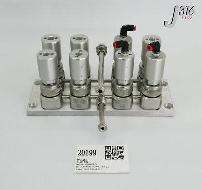 20199 VERIFLO 8 VALVE MANIFOLD ASSY, 22.5CM X 8.5CM, 43700895