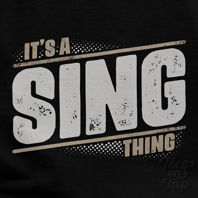 IT'S A SING THING T-SHIRT Name Nachname lustig Familie Geschenkidee