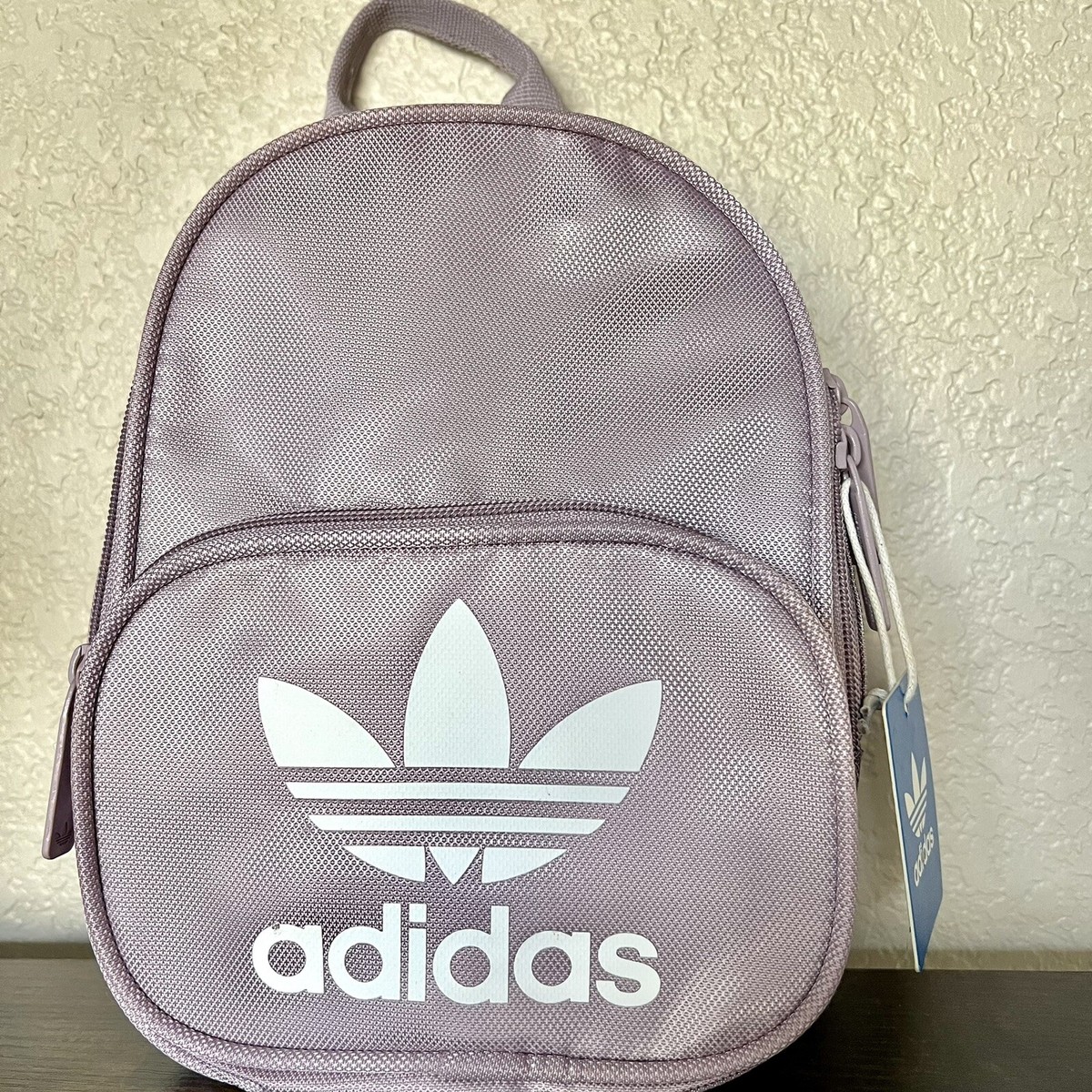 Adidas Originals Santiago Mini Backpack Pastel Purple White, Travel Sports  Bag