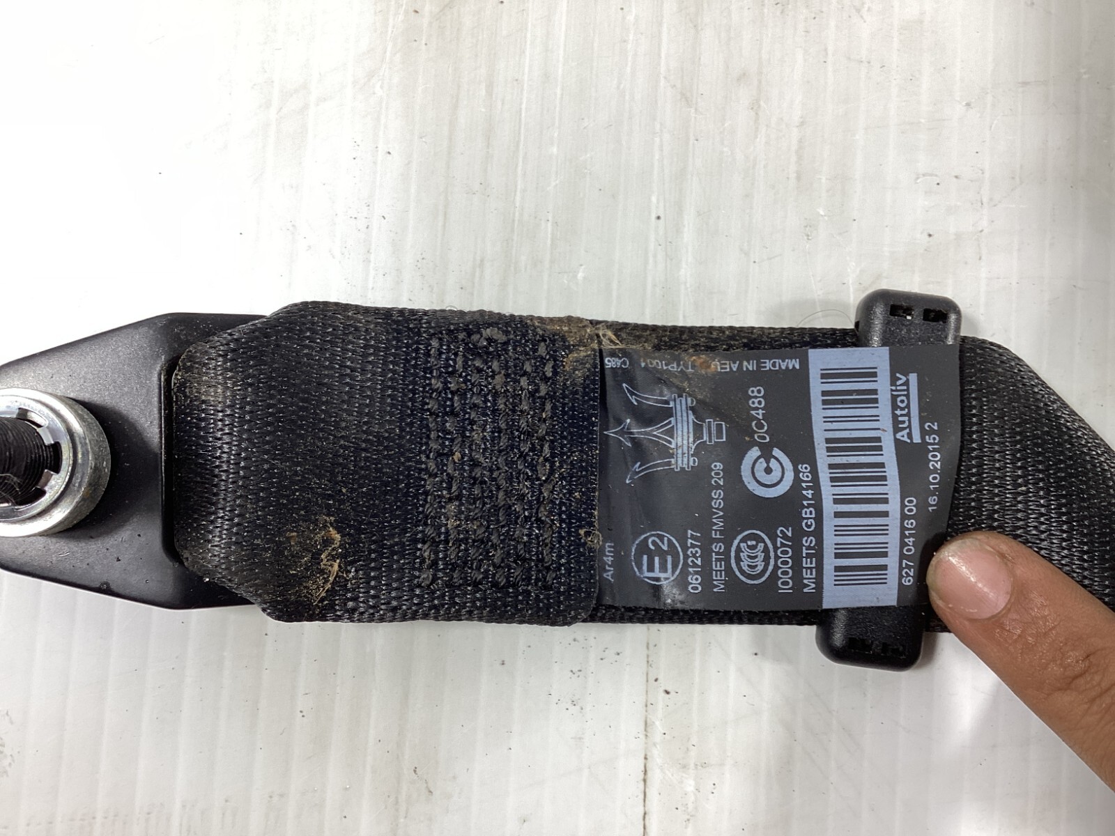Maserati Ghibli 2014-2022 Rear Right Seat belt