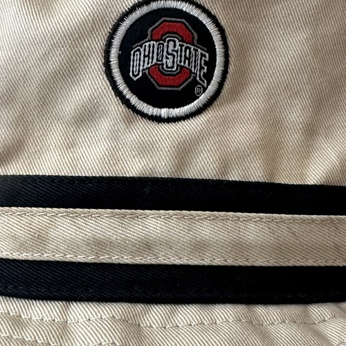 AHead Headgear Golf Hat Ohio State Bucket Hat M/L Khaki Buckeyes Sports gorpcore - 第 2/14 張圖片