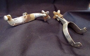 SET "ANCHOR" brand western spurs
