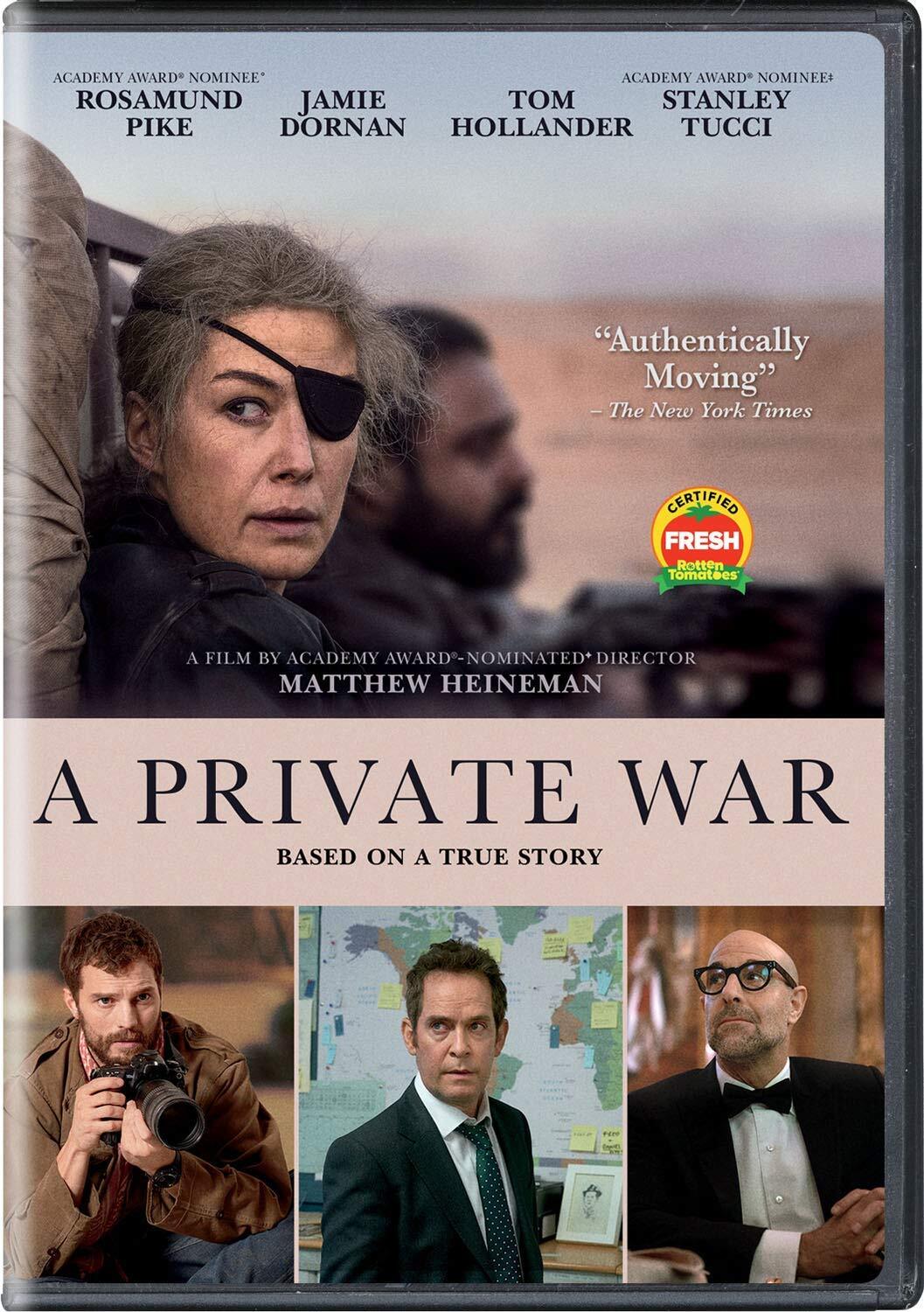 A Private War (DVD) Rosamund Pike Jamie Dornan Stanley Tucci Tom Hollander