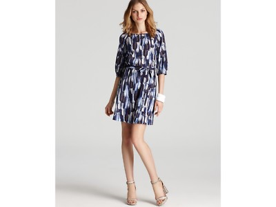 Julie Dillon Three Quarter Sleeve Shift Dress (size 12)