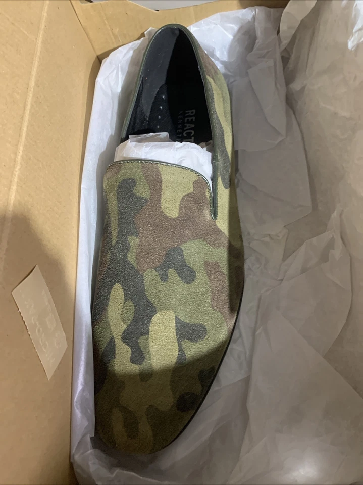 Новый Kenneth Cole мужчин поскользнуться на мокасины камуфляж трофей мокасины C размер США 7M - Изображение 3 из 4