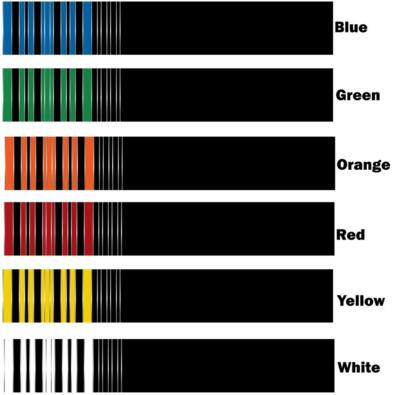 White Water Archery Traditional 23a Arrow Wraps 15 Pc Pack Choose Length Width