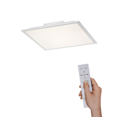 LED Deckenlampe 45x45cm Backlight Panel weiß Fernbedienung CCT Steuerung Dimmbar