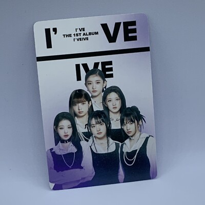 IVE Baby Doll KPOP Girl Photo Goddess Idol Celeb Card Group Purple